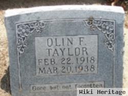 Olin F Taylor