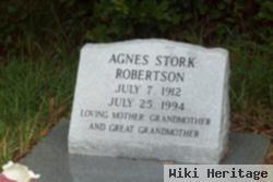 Agnes G Stork Robertson