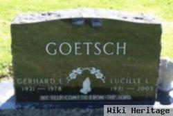 Gerhard E Goetsch