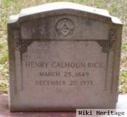 Henry Calhoun Rice