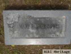 Mary Palmer Bowes