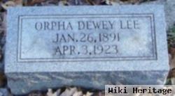 Orpha Ethel Dewey Lee