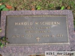 Harold W Scheiern