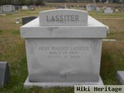 Hedy Rhodes Lassiter