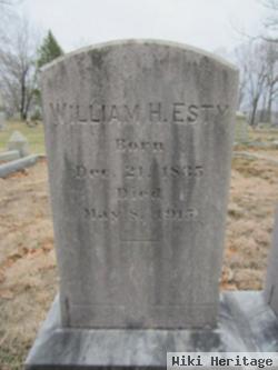 William H Esty