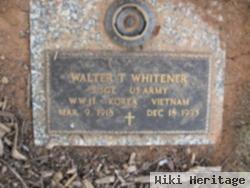 Sgt Walter T. Whitener