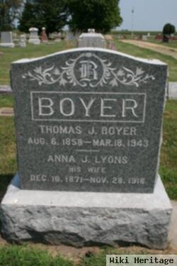 Annis Jane "anna" Lyons Boyer