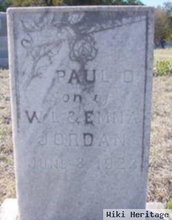 Paul D Jordan