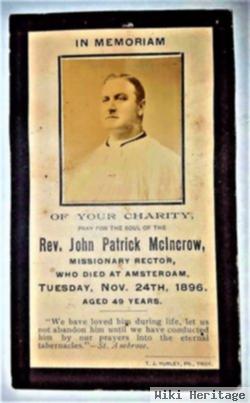 Rev John Patrick Mcincrow