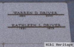 Warren D Driver