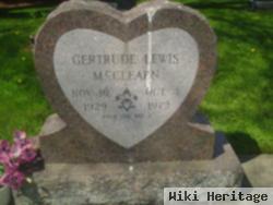 Gertrude B Lewis Mcclearn