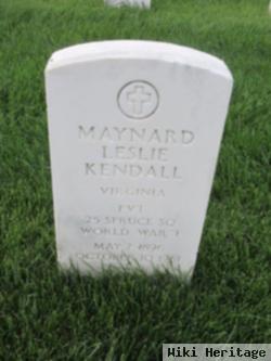 Maynard Leslie Kendall