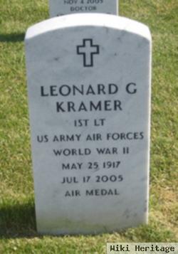 Leonard G Kramer