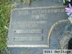 Cecil Rutherford Pope