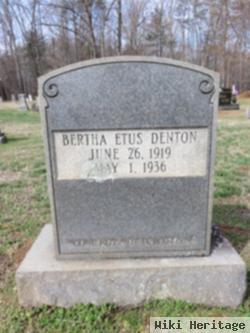 Bertha Etus Denton