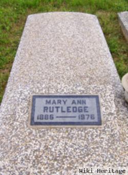 Mary Ann Robertson Rutledge