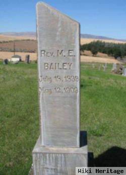 Rev M. E. Bailey