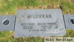 Gerald Thomas "bud" Mcgurran