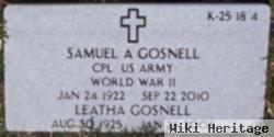 Samuel A Gosnell