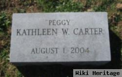 Kathleen "peggy" Worsham Carter