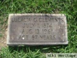 Eulalia Grace "eula" Sellers Clements