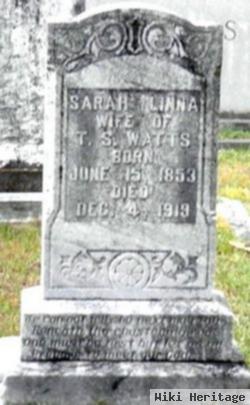 Sarah Linna Cummings Watts