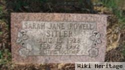 Sarah Jane Rowell Sitler