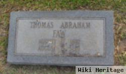 Thomas Abraham Faw