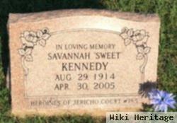 Savannah "sweet" Sanders Kennedy
