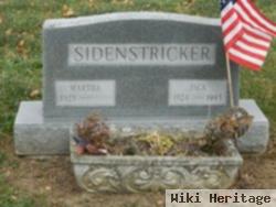 Jack A Sidenstricker