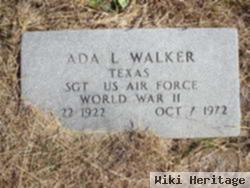 Sgt Ada L. Walker