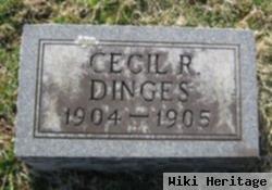 Cecil R Dinges