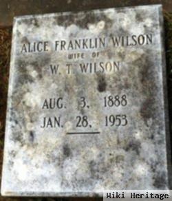 Alice Franklin Wilson