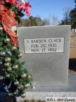 Y. Barden Clack