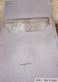 James Ricks Carson