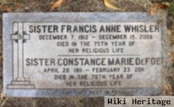 Sr Francis Anne Whisler