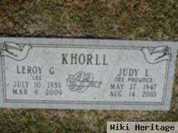 Judy L. Province Khorll