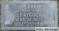 Ruth Mcrae West Aycock