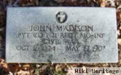 Pvt John Madison