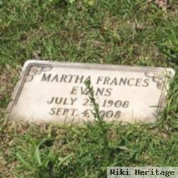 Martha Frances Evans