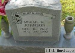Abigail M Johnson
