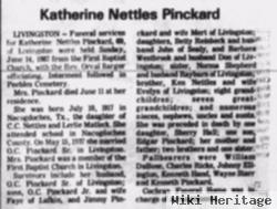 Katherine Nettles Pinckard