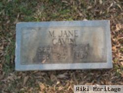 M Jane Cavin