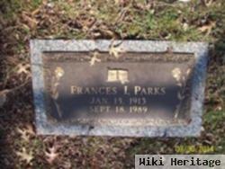 Frances I Parks