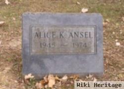 Alice K. Ansel