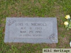 Lois O Nichols