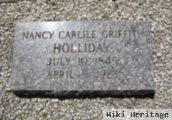 Nancy Bedford Carlile Griffith Holliday