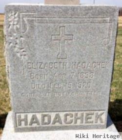 Elizabeth Betty "lizzie" Hadachek