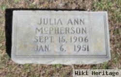 Julia Ann Mcpherson