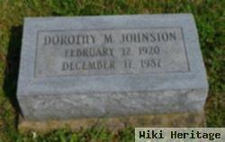 Dorothy M. Johnston